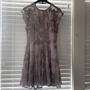 FREE PEOPLE lavender lace dress